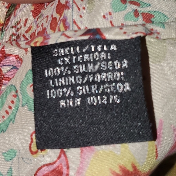 E C I NEW YORK 100% SILK BEADED HALTER TOP.SZ 14 - Picture 4 of 8